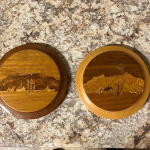 Amazing Dave wood craft wall plaques or coasters